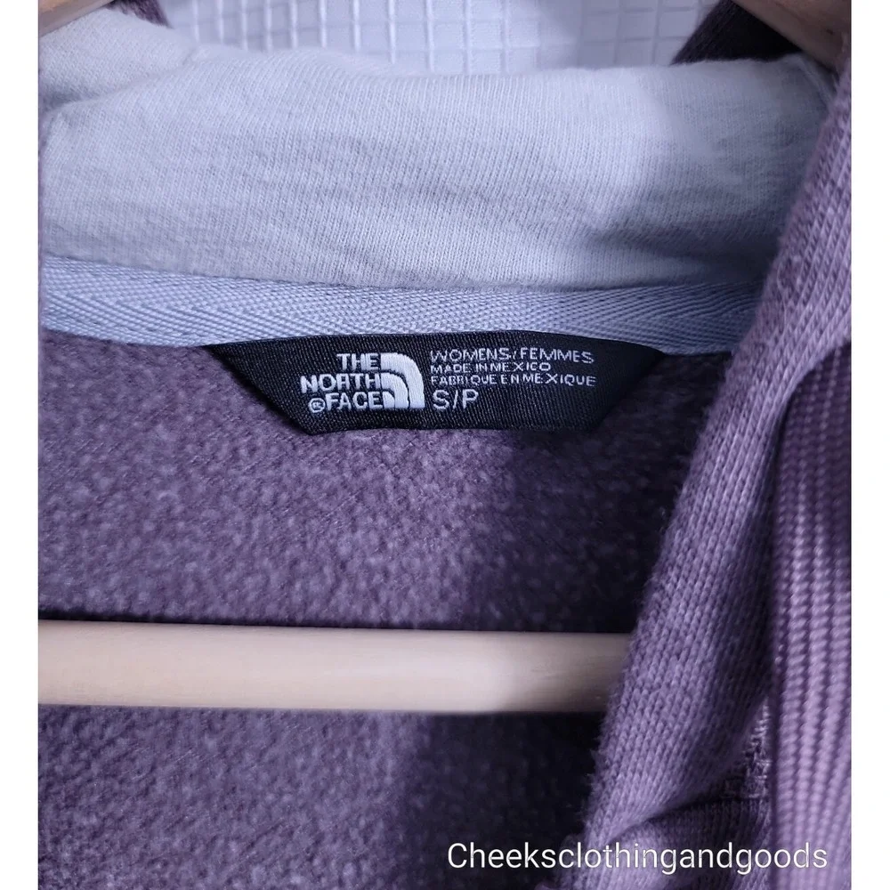 The North Face Purple / Gray Full Zip Hoodie Women's size SMALL - Picture 5 of 7
